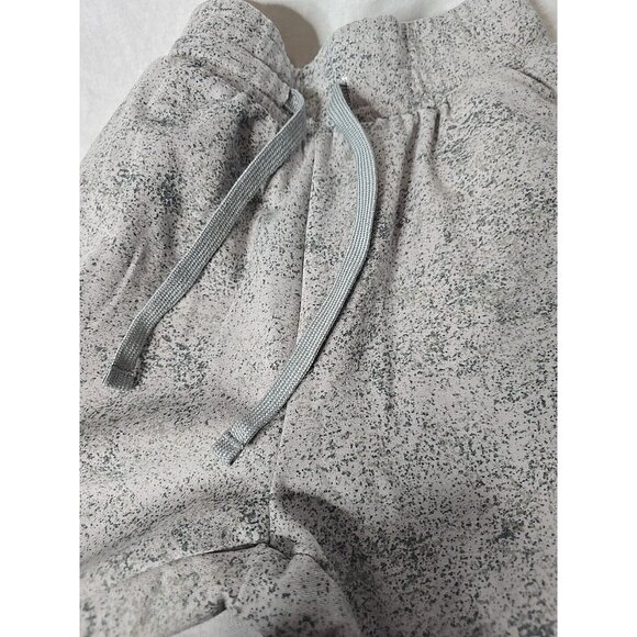 Gymshark Chalk Joggers Women's Gray White Paint Splatter Cut Out Knees Zip- XS - Picture 12 of 12